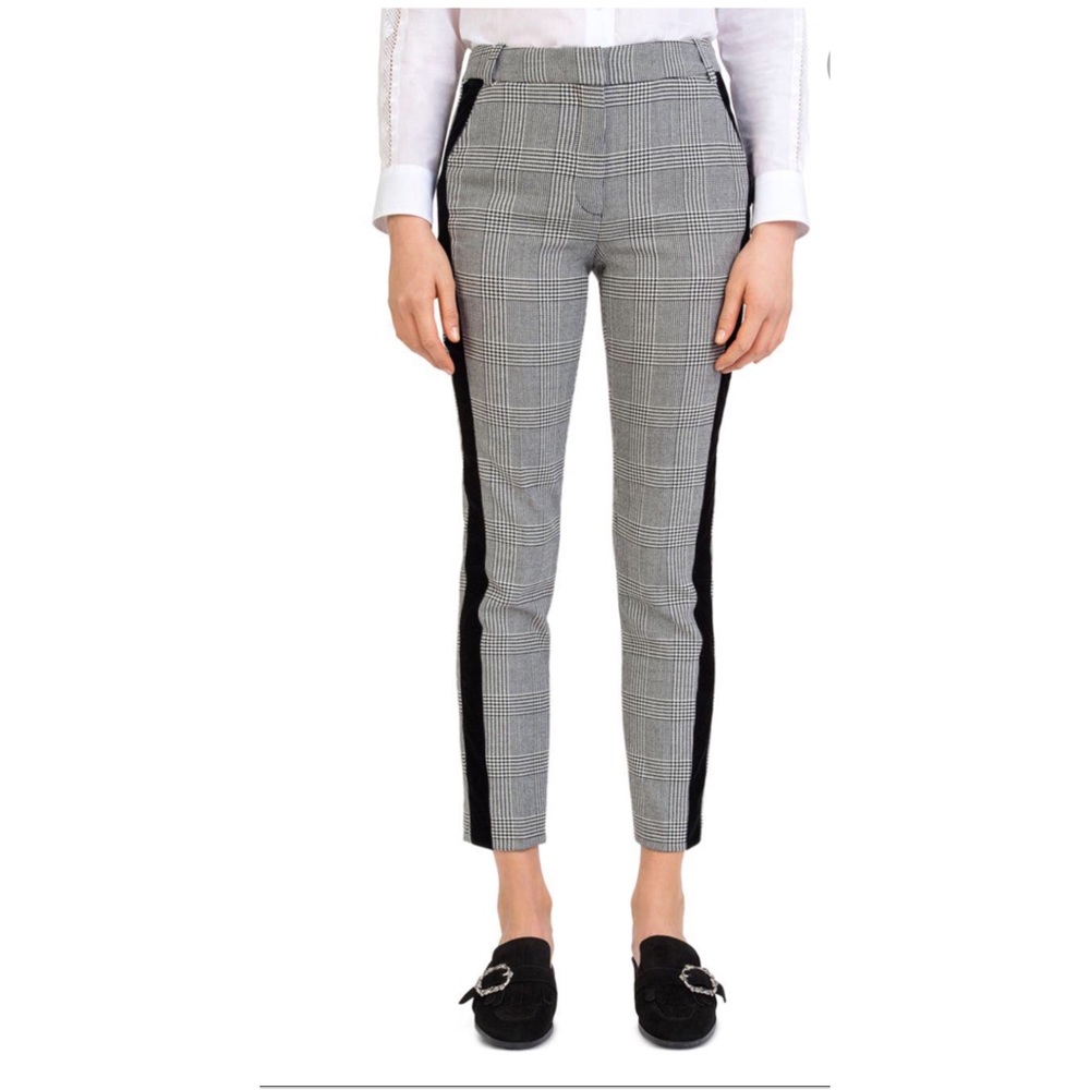 The kooples Brit prince de galles cropped pant
